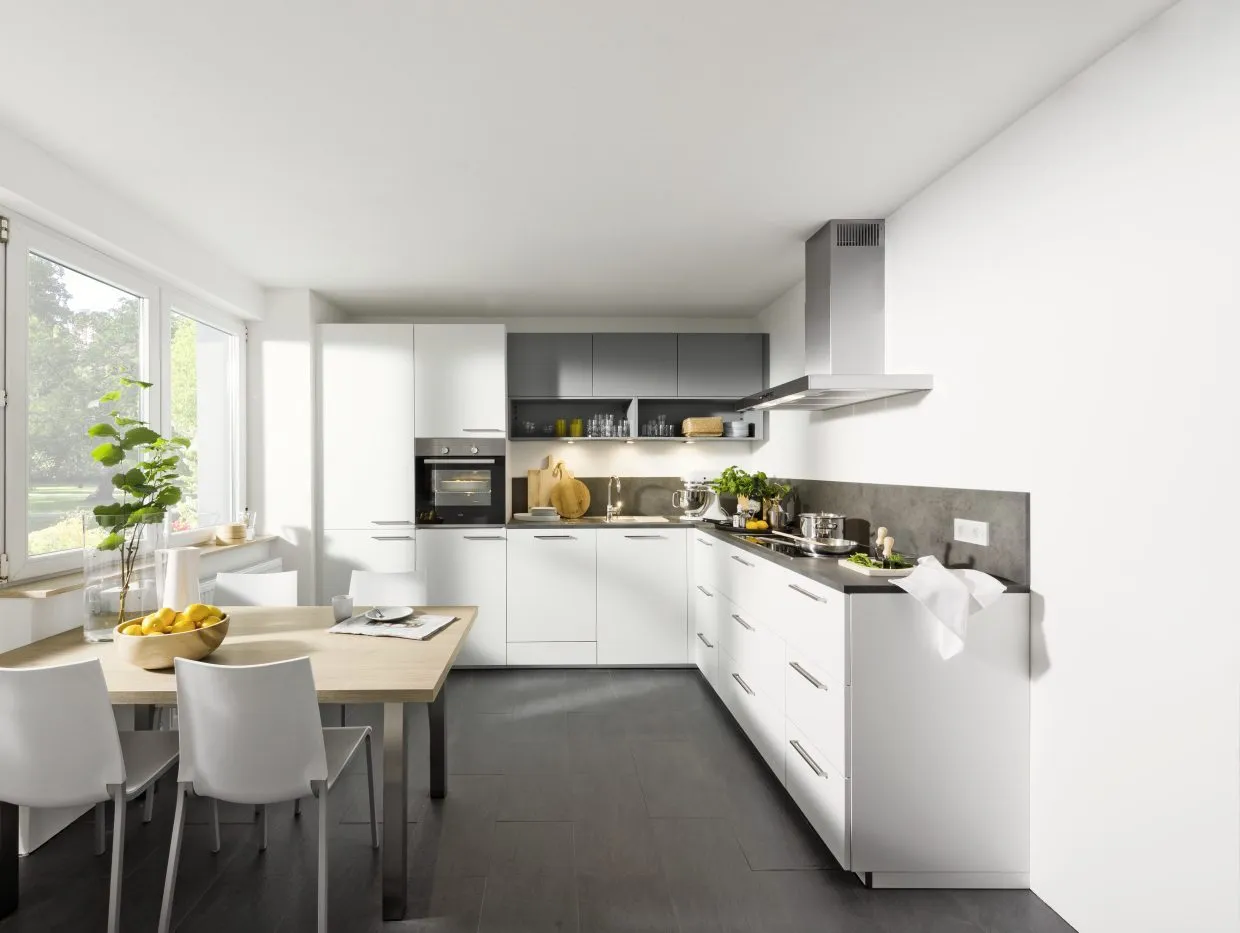 Soft Lack Arctic White cu Quartz Grey