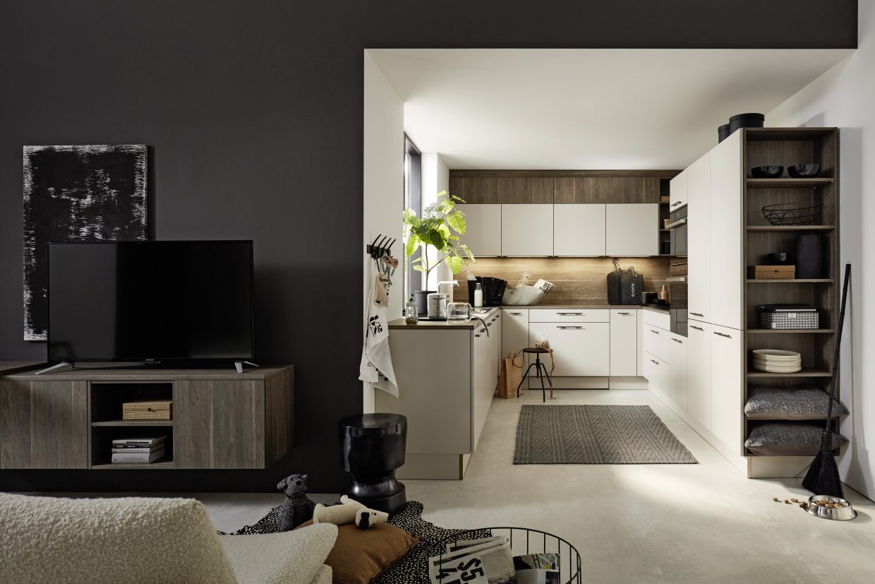 Soft Lack Sahara cu Manhattan oak graphite silver